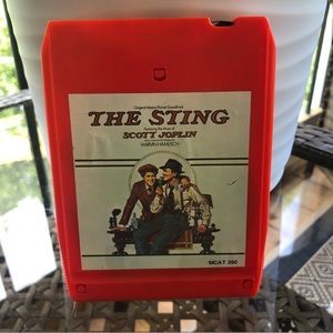 Lot of three 8 track tapes - The Sting, KC and the Sunshine Band, Frankie Valli